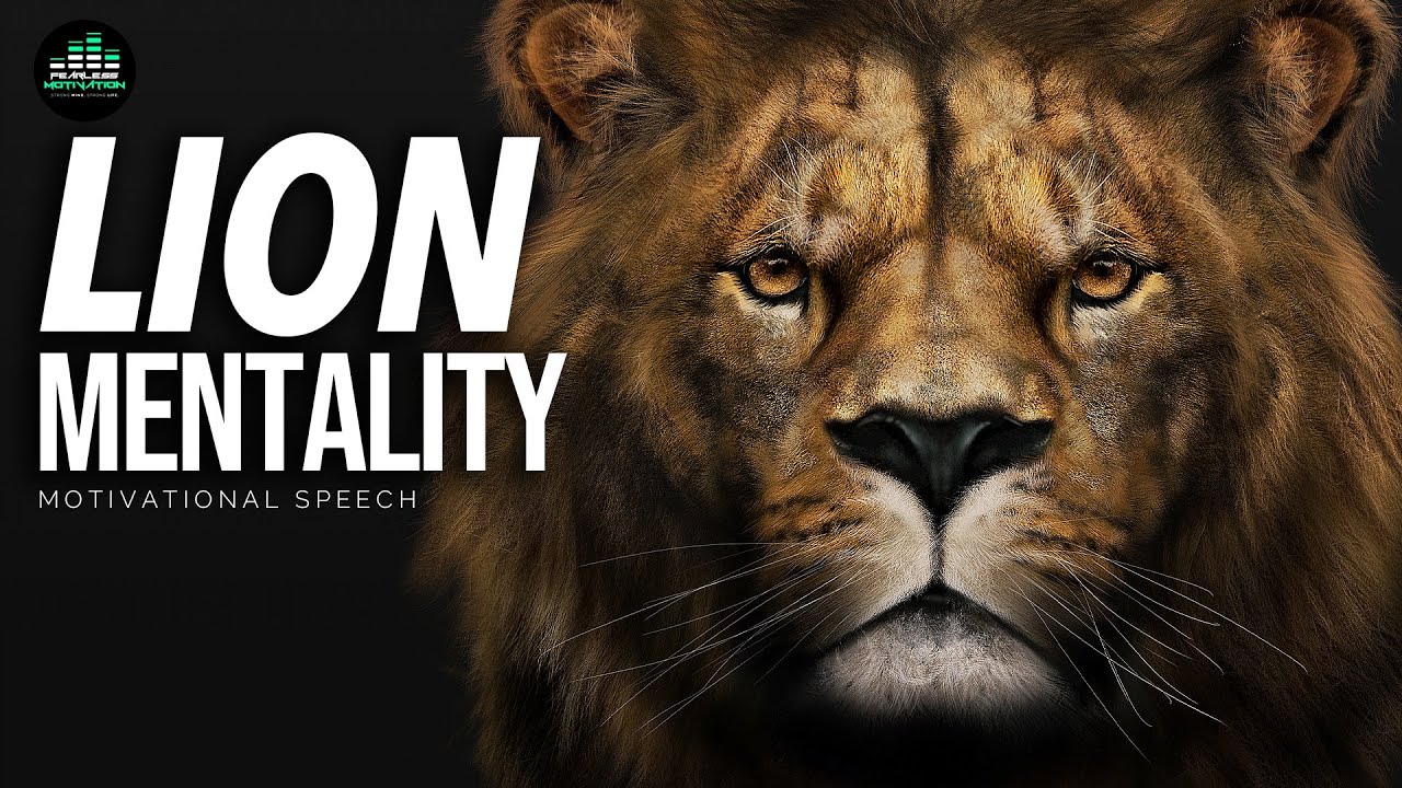 simple speech on lion